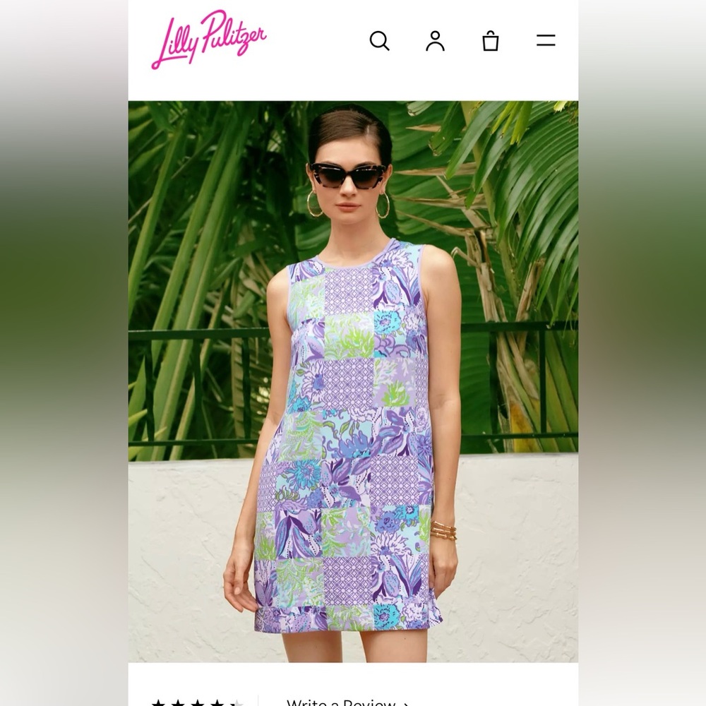 Lilly Pulitzer Patchwork Sleeveless Women’s Dress